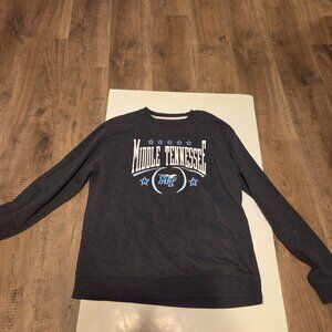Middle Tennessee State University (MTSU) Unisex Blue/Gray Sweatshirt - Size XL